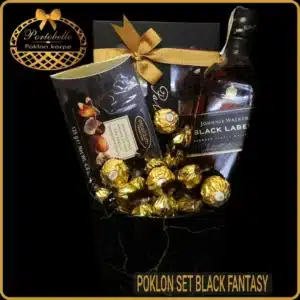 poklon set sa viskijem i čokoladnim kuglama