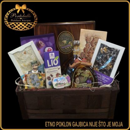 Etno poklon iz Srbije poklon gajbica Nije što je moja