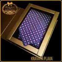 Moderan poklon za muškarca kravata plava