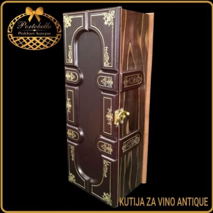 Poklon kutija za vino Antique