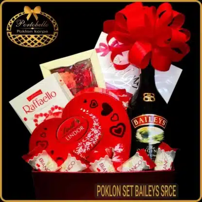 poklon set sa likerom baileys i čokoladom