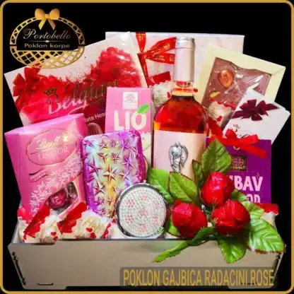 Poklon za dame gajbica Radacini Rose poklon za devojke. gift for ladies