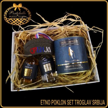 Etbo poslovni poklon set Troglav Srbija