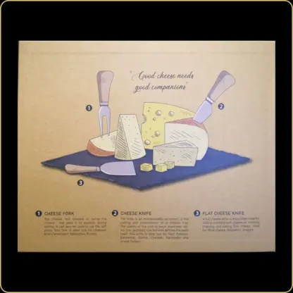 uputstvo za korišćenje noževa za sir – cheese set