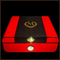 luksuzni hjumidor crveni myon racing za cigare