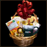 poklon korpa ahmad cinnamon sa čajem i šoljom za opuštanje