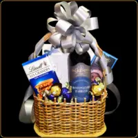 poklon korpa maestri sa vinom i čokoladom za muškarca