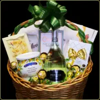 poklon korpa prosecco sa vinom i čokoladama