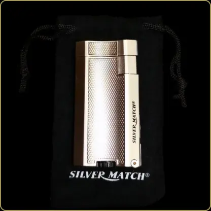 upaljač silver match silver sa bušačem za tompuse u poklon pakovanju
