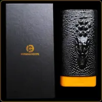 futrola za tompuse dragon crna eko koža sa reljefnim zmajem