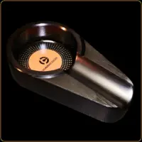 metalna pepeljara black za cigare crne boje