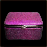 poklon kutija za nakit ciklama sa ogledalcem za nju