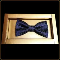 leptir mašna teget u poklon kutiji za muškarca