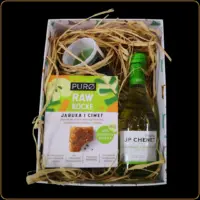 poklon set colombard sa belim vinom i svećom za žene