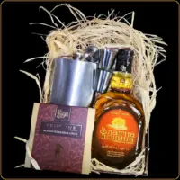 poklon set sa rakijom zlatna dolina i čokoladom