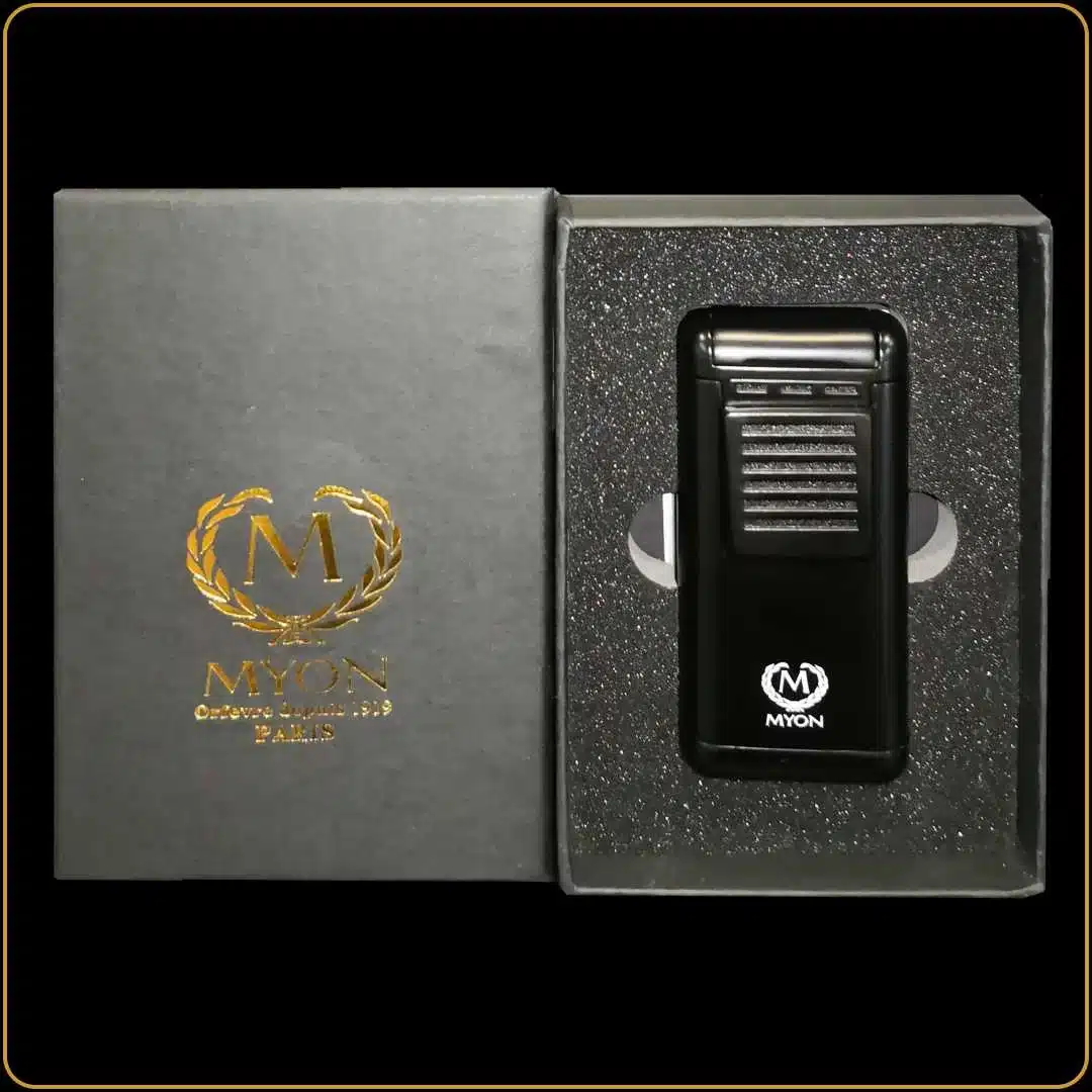 upaljač myon racing crni metalni upaljač za tompuse