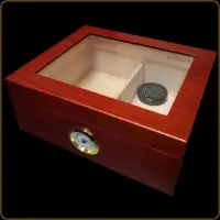 poklon kutija za cigare hjumidor cherry sa higrometrom