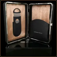 egoist kozna futrola za cigare i sekač poklon za njega