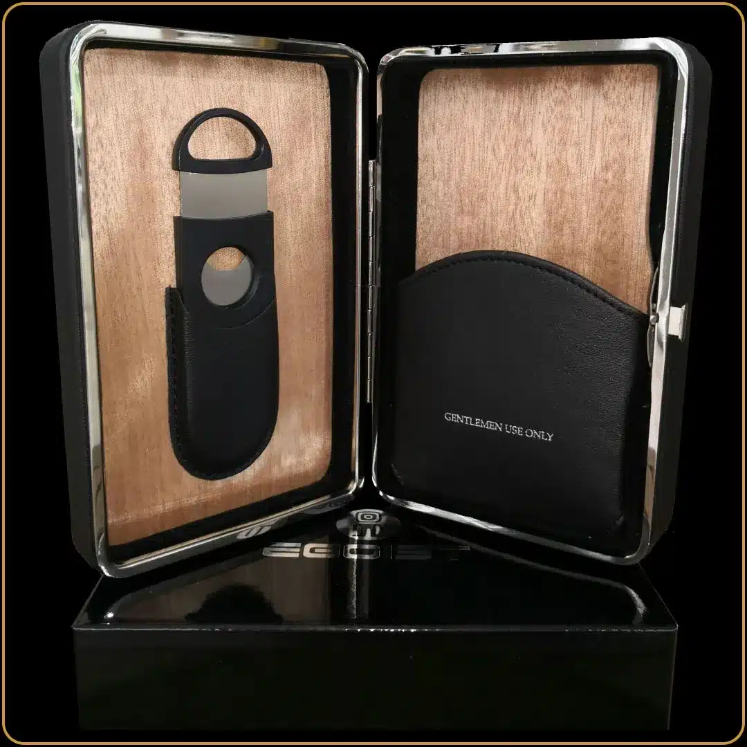egoist kozna futrola za cigare i sekač poklon za njega