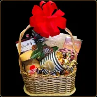 novogodišnji poklon nes sa kafom lindt čokoladom i šoljom