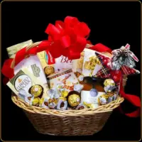 novogodišnji poklon ahmad čaj šolja i čokolade