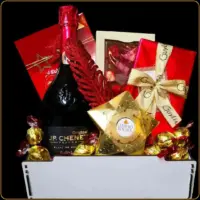 novogodišnji poklon chenet brut vino i čokolade