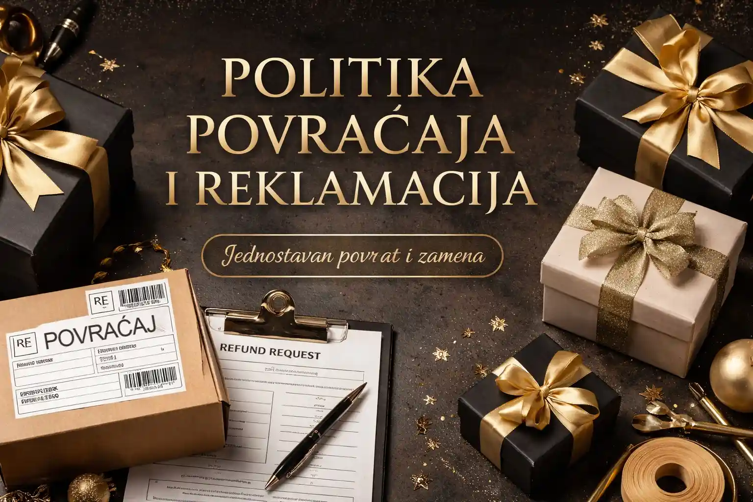 politika povraćaja i reklamacija na sajtu poklon korpe portobello– korisnička podrška i pravila