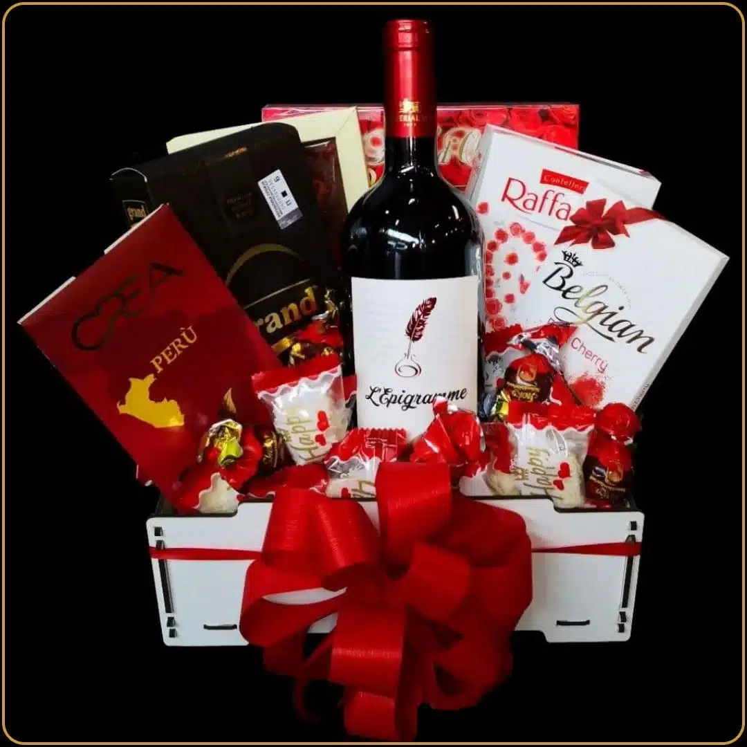 poklon za slavu epigram sa vinom i čokoladama