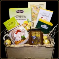 poklon gajbica tea time sa ahmad english tea čajem medom u saću i čokoladama