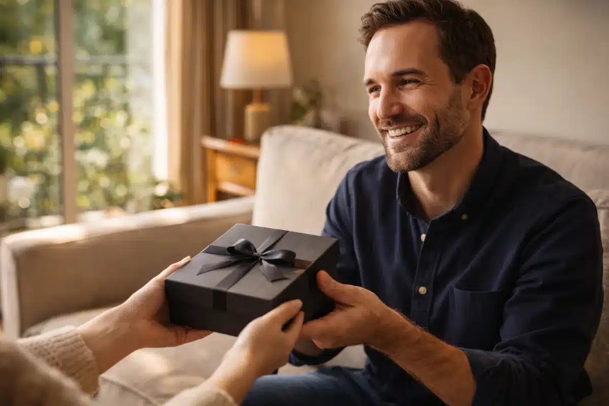 poklon za dečka ili muža muškarac prima poklon