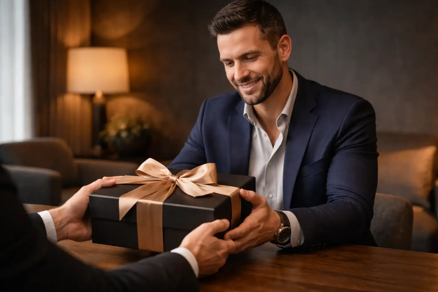 Poklon za muškarca koji ima sve – uručenje poklon korpe