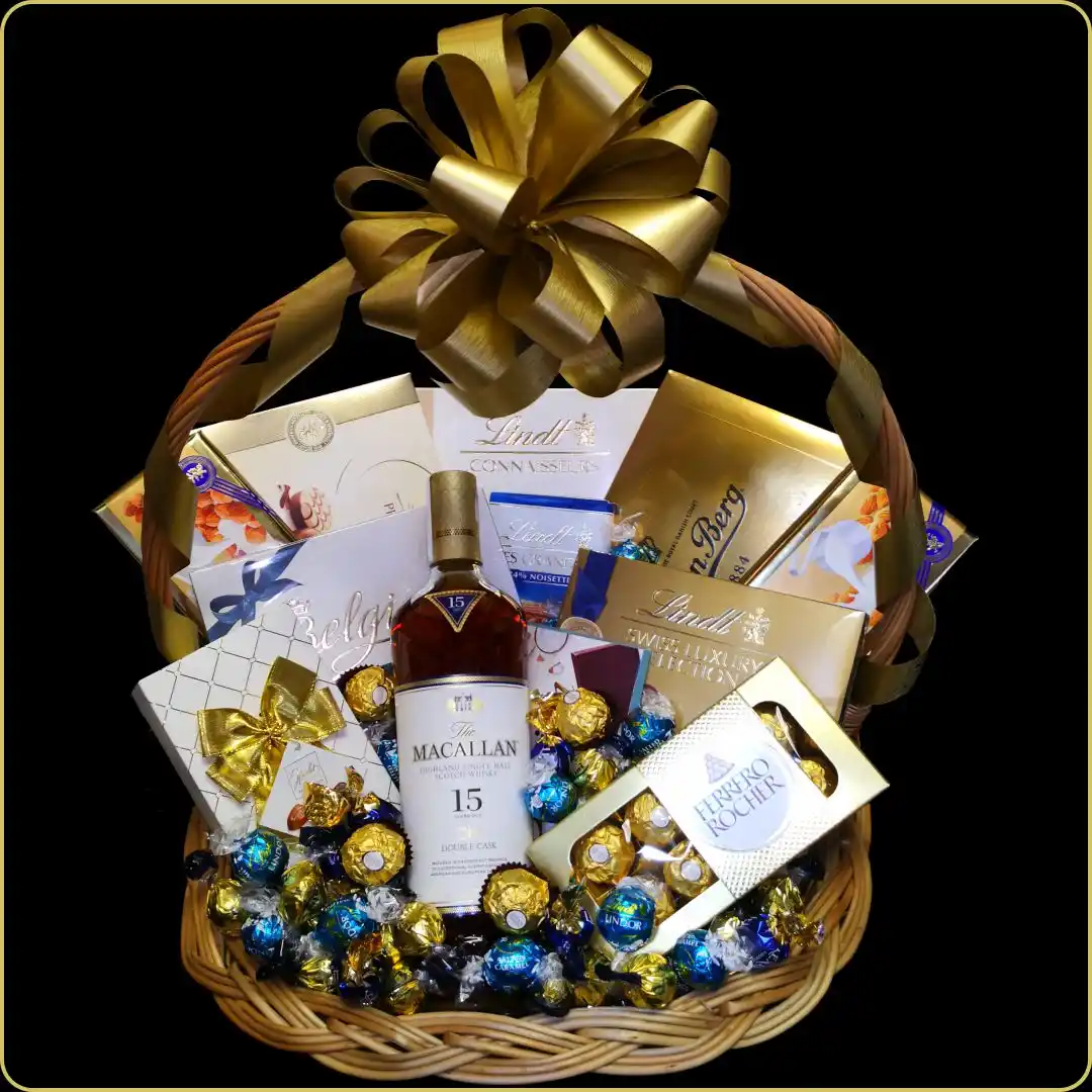 poklon za muškarca koji ima sve luksuzna korpa