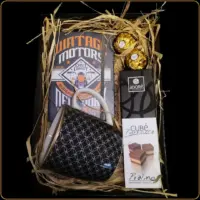 poklon set rokovnik sa šoljom i čokoladama