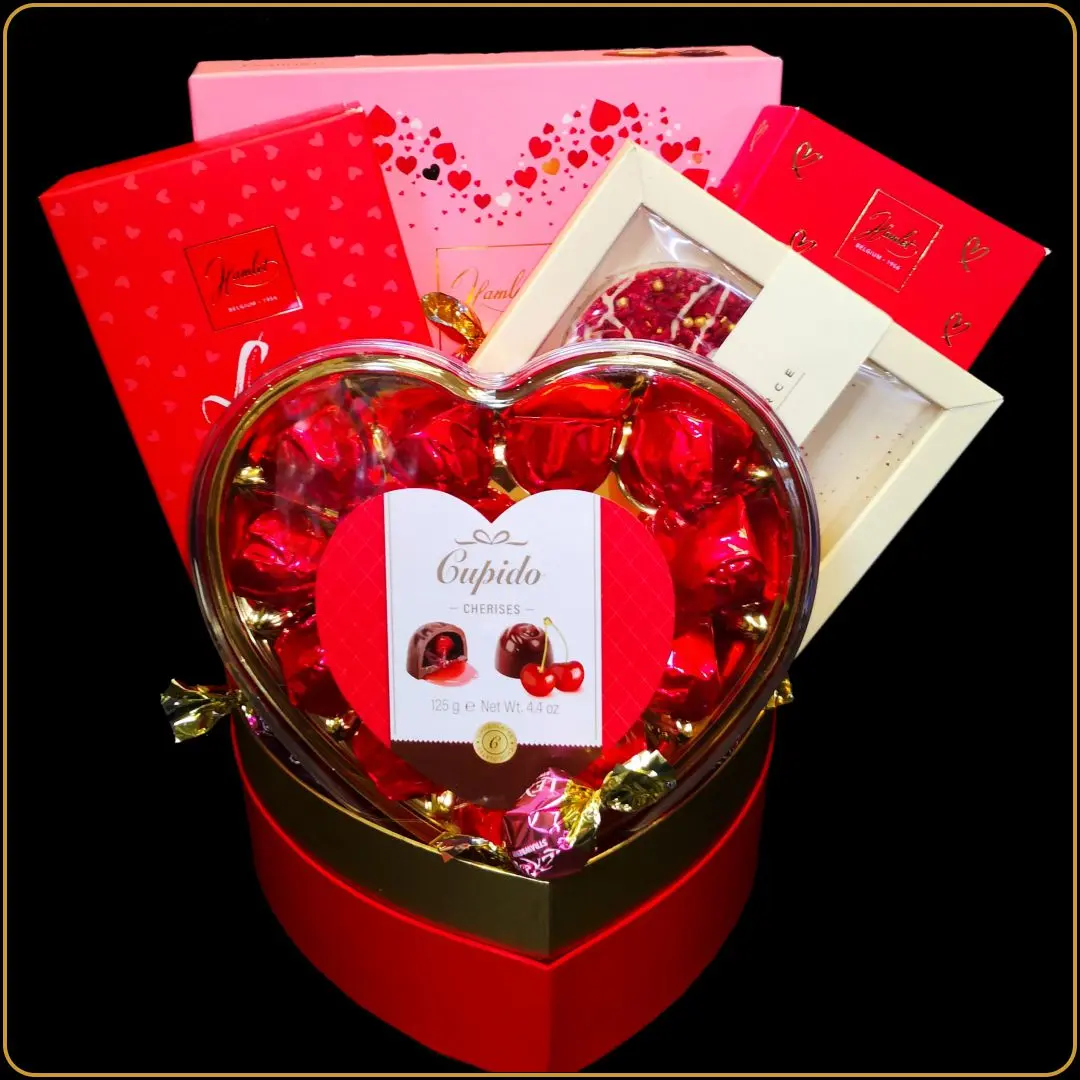 romantican poklon set od srca srcu cokolade srce