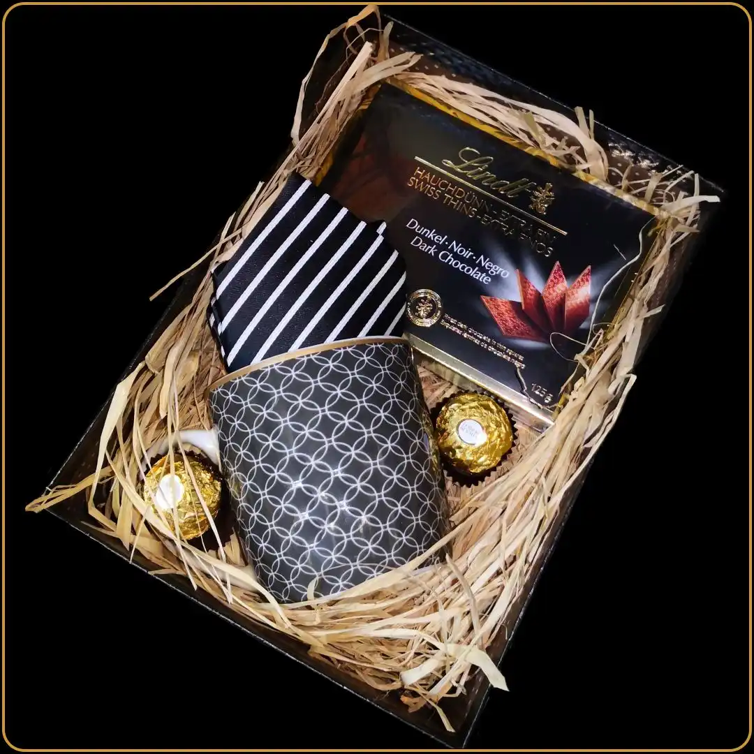 poklon set lindt kravata solja cokolada u kutiji