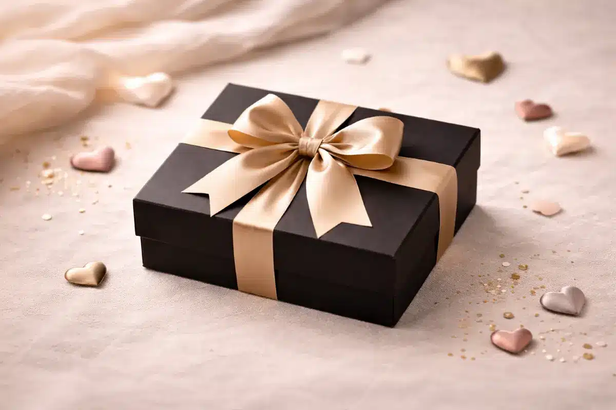 romantični poklon za ženu – elegantna poklon kutija sa srcima