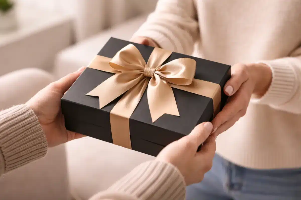 ideja za poklon za ženu – elegantna poklon kutija