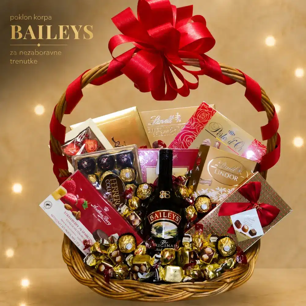 poklon korpa baileys sa likerom i slatkišima
