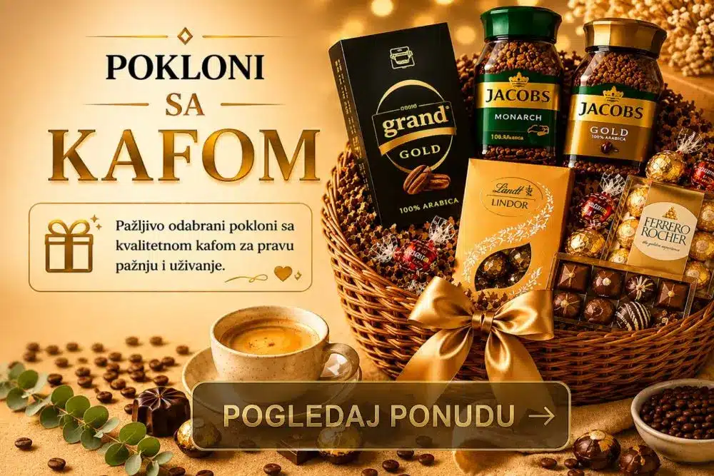 pokloni sa kafom i poklon korpom