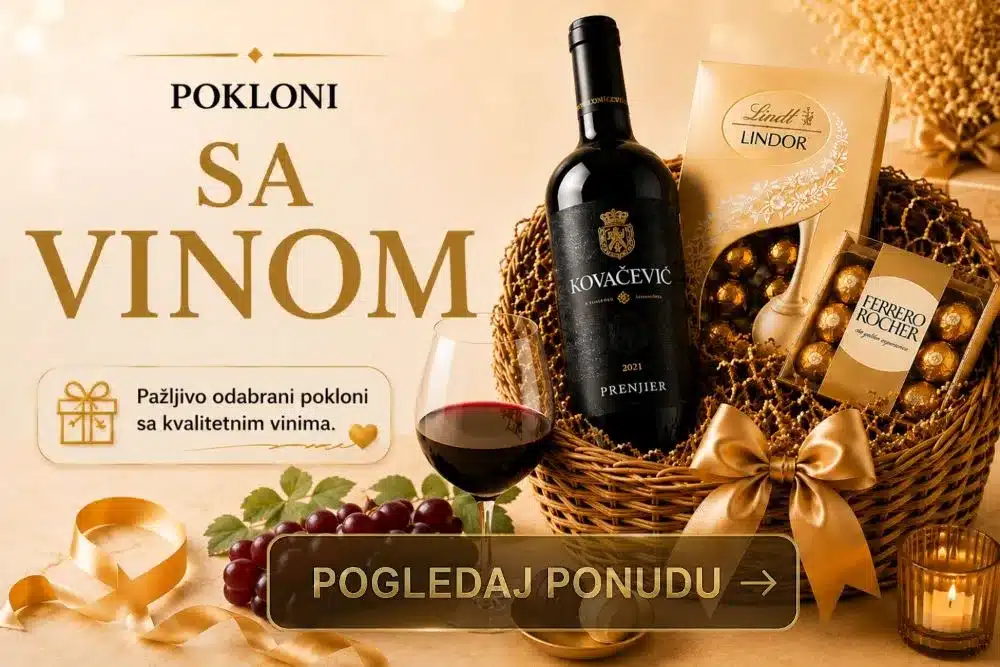 pokloni sa vinom i poklon korpom