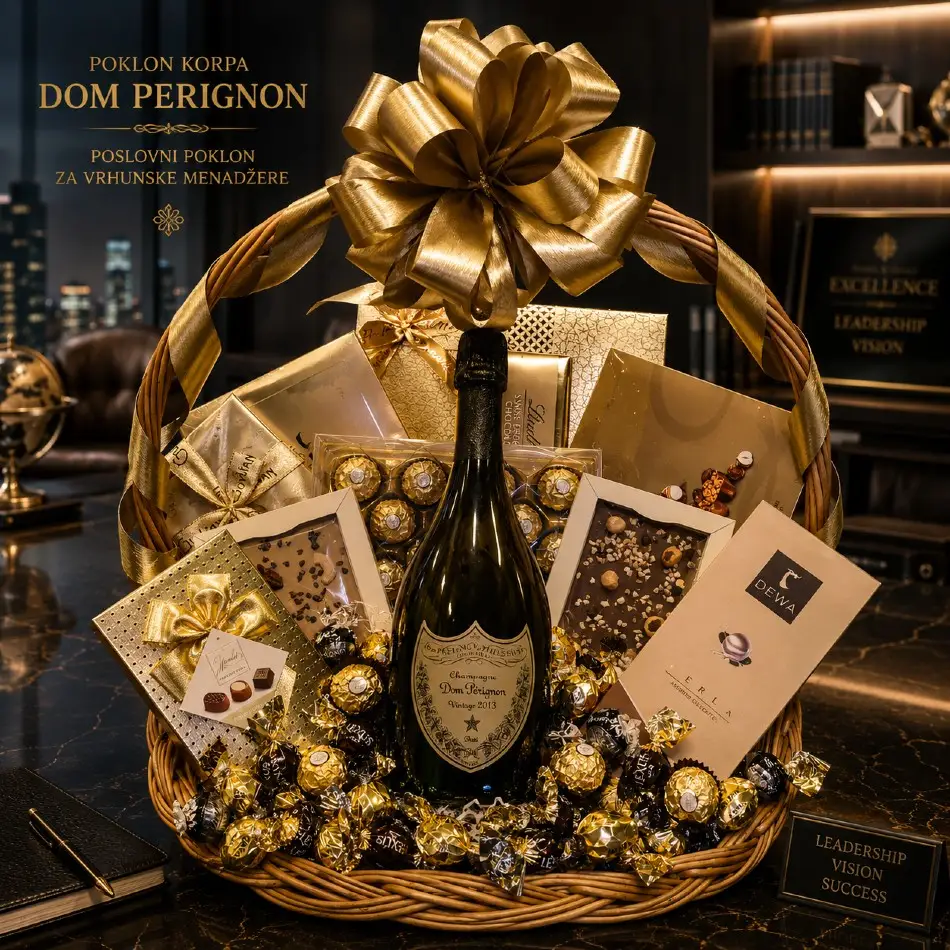 poslovna poklon korpa dom perignon