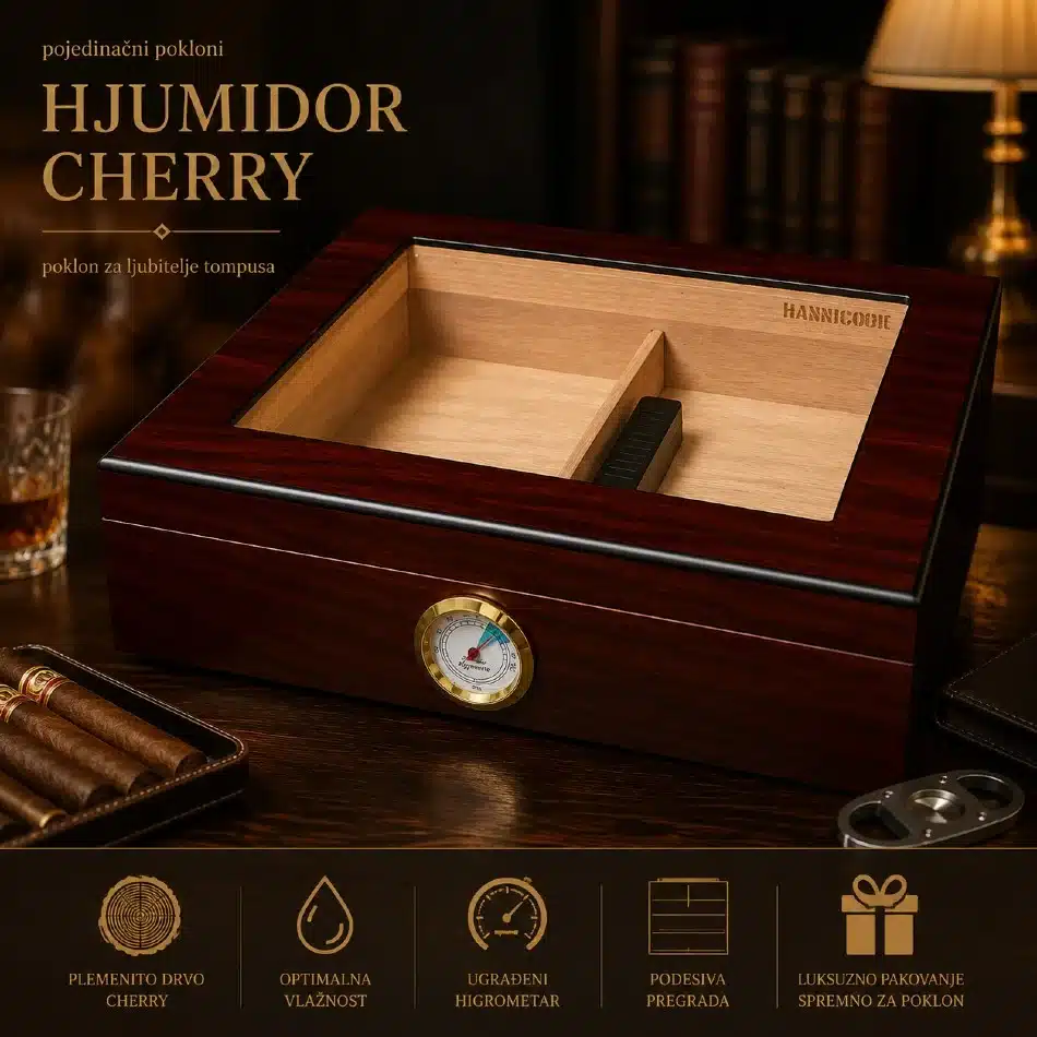 Hjumidor Cherry kao poklon za ljubitelja tompusa