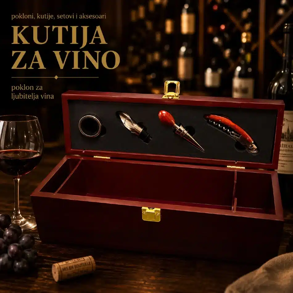 kutija za vino poklon za ljubitelja vina