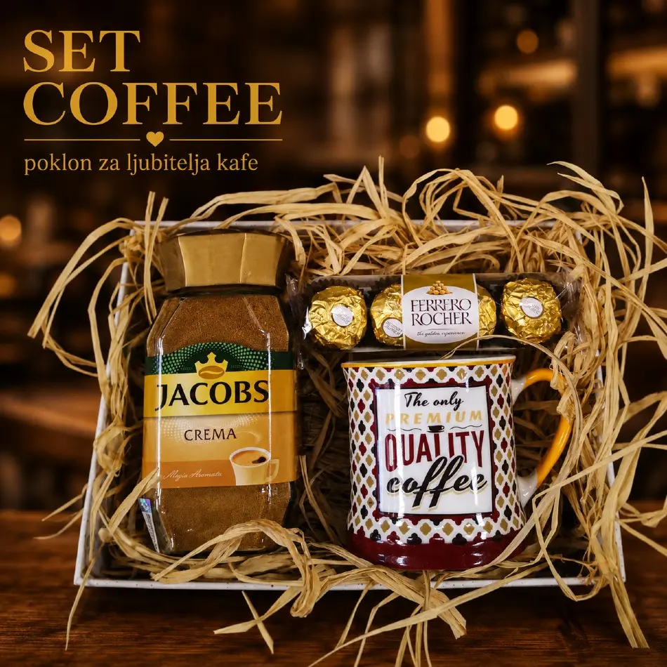 poklon za ljubitelje kafe do 5000 set coffee