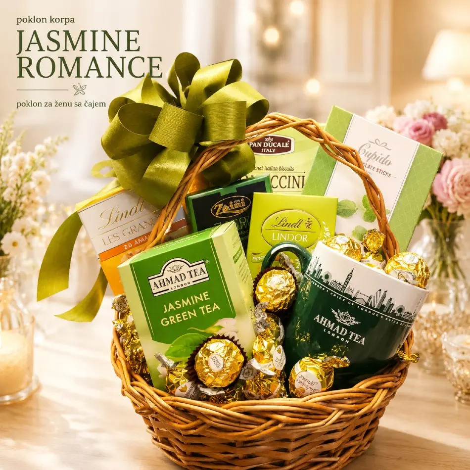 poklon za ženu sa čajem jasmine romance