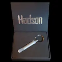 Hadson srebrni bušač za cigare sa prstenom za nošenje