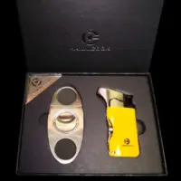 Hannicook set za tompuse Žuti sa metalnim sekačem i žutim upaljačem sa bušačem