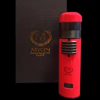 Myon Bayonet crveno-crni upaljač sa bušačem i Myon kutijom