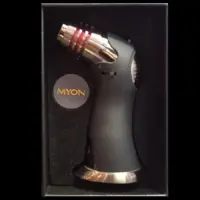 Myon Black Rubber 5 jet stoni upaljač za tompuse